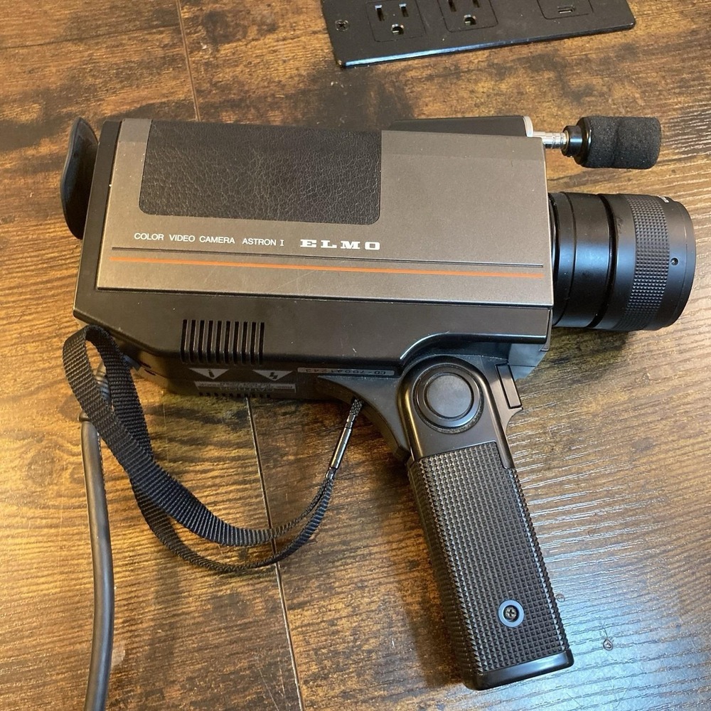 Elmo Astron I Video Camera - For Parts / As-Is - Vtg Prop